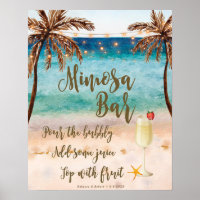 Beach scène Mimosa Bar, bruiloft enz.