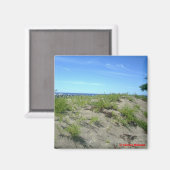 Beach Scene Photo Magnet Magneet (Voorkant / Achterkant)
