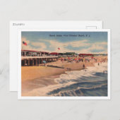 Beach scene, Point Pleasant NJ, Briefkaart (Voorkant / Achterkant)