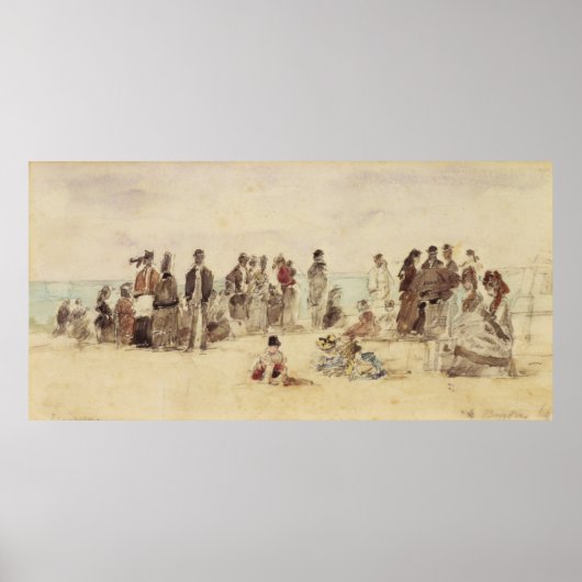Beach Scene Poster (Voorkant)