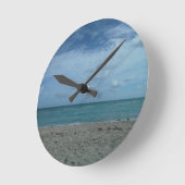 BEACH SCENE RONDE KLOK (Hoek)