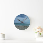 BEACH SCENE RONDE KLOK (Huis)