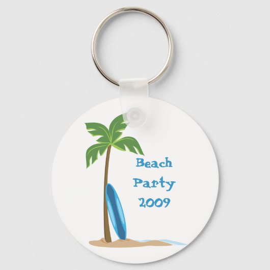 Beach Scene Sleutelhanger (Voorkant)