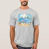 Beach Scene T-Shirt (Voorkant)