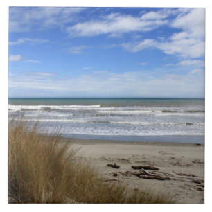 Beach scène tegeltje