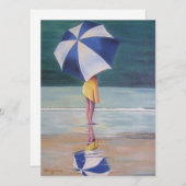 Beach Scene-uitvindingen Kaart (Voorkant / Achterkant)