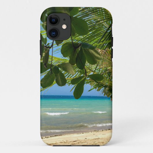 Beach scenery. Filipijnen. Moalboal. Witte strand. Case-Mate iPhone Case (Achterkant)