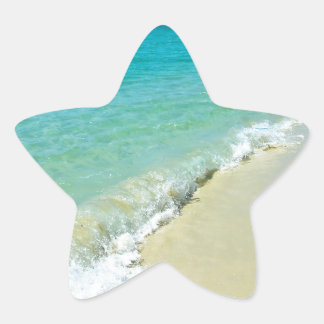 Beach scenery ster sticker