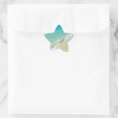 Beach scenery ster sticker (Tas)