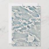 Beach Sea Glass Aqua Bachelorette Party Invitation (Dos)