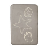 Beach Sea Shells Badkamer Tapijt Badmat (Voorkant Verticaal)