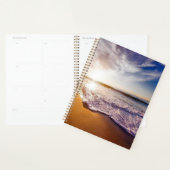 Beach Sea Sunset Sun Sunlight Sable Coast (Devant avec enveloppe)