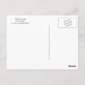Beach Seagull Briefkaart (Achterkant)