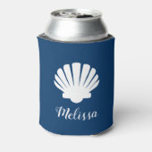 Beach Seashell Pool Name Blikjeskoeler (Blikje Achterkant)