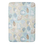 Beach Seashells Pattern Coastal Badmat (Voorkant Verticaal)