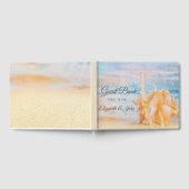 Beach,Seastar,Seashell Wedding Gastenboek (Volledig)