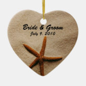 Beach Serenity Keepomwille Wedding Ornament (Voorkant)