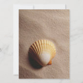 Beach Serenity met Photo Virtual Wedding Kaart (Achterkant)