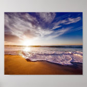 Beach Serenity Poster (Voorkant)