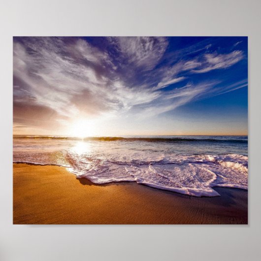 Beach Serenity Poster (Voorkant)