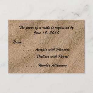 Beach Serenity RSVP-kaarten RSVP Kaartje