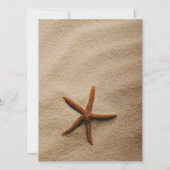 Beach Serenity Wedding Kaart (Achterkant)