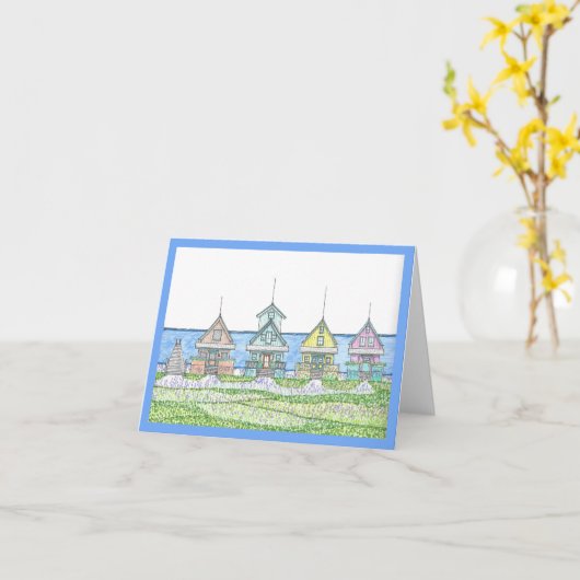 Beach Shack Cartes pour notes (Fleur jaune)