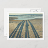 Beach Shadows Briefkaart (Voorkant / Achterkant)
