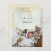 Beach Shells Bridal Shower Uitnodiging (Voorkant / Achterkant)