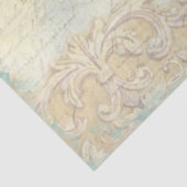 Beach Shells Waterverf Ephemera ontkoppeling Tissuepapier (Detail)