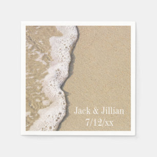 Beach Shore Custom Cocktail Napkins Servetten