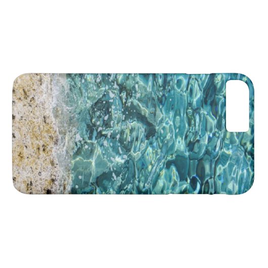Beach Shore Ocean Waves Mobiele Telefoon Case (Achterkant (Horizontaal))