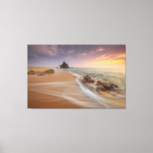 Beach Shoreline   Natuur Fotografie   Landschap Canvas Afdruk