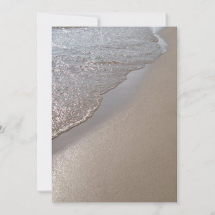 Beach Shoreline-uitnodiging Kaart