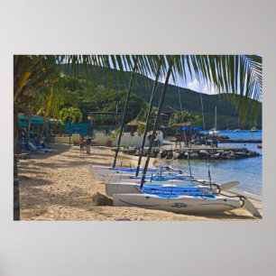 Beach side at Leverick Bay Resort & Marina, Poster