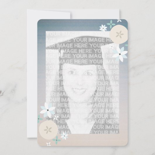 Beach Sky 2014 Afstuderen Foto aankondiging (Achterkant)