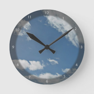 Beach skyscape brandt ronde klok