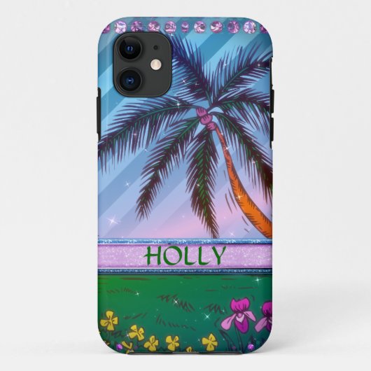Beach Sparkle Case-Mate iPhone Case (Achterkant)