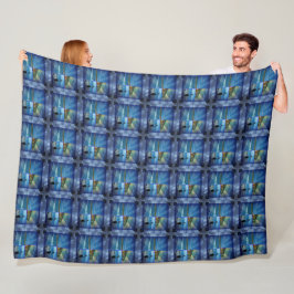 Beach Sparkle Photo Collage Fleece Deken