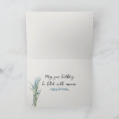 Beach Starfish Happy Birthday Kaart (Binnen)