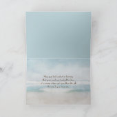 Beach Starfish Ocean Waterverf Sympathcard Kaart (Binnen)