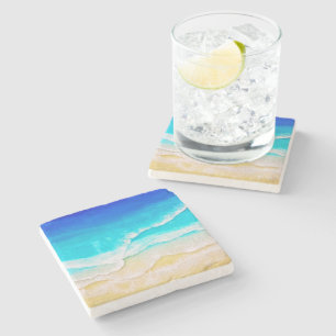Beach Stenen Onderzetter