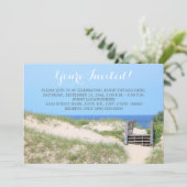 Beach Steps-uitnodigingen Kaart (Staand voorkant)