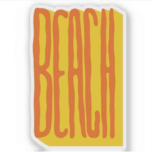 Beach Sticker (Voorkant)