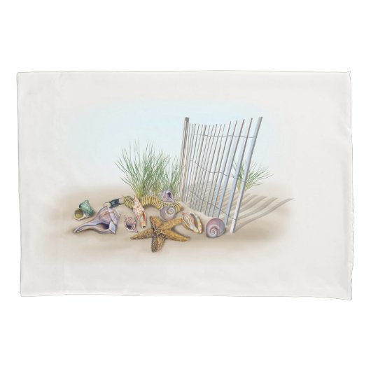 Beach Stillife Kussensloop (Voorkant)