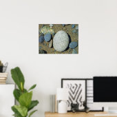 Beach Stones Poster (Thuiskantoor)