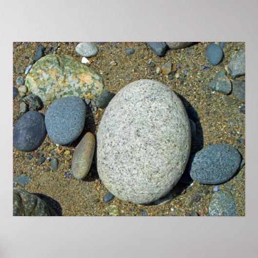 Beach Stones Poster (Voorkant)