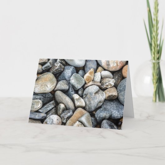 Beach Stones-Wenskaart Kaart (Voorkant)