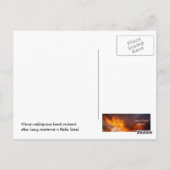 Beach Storm Briefkaart (Achterkant)