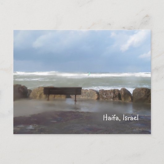 Beach Storm Briefkaart (Voorkant)